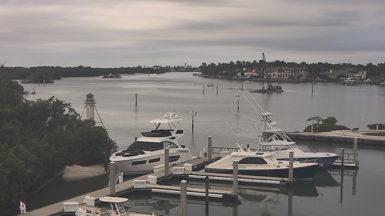 Thumbnail for current weather camera view from Hamilton Harbor Yacht Club in Naples, Florida