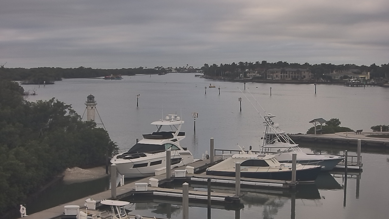 Thumbnail for current weather camera view from Hamilton Harbor Yacht Club in Naples, Florida