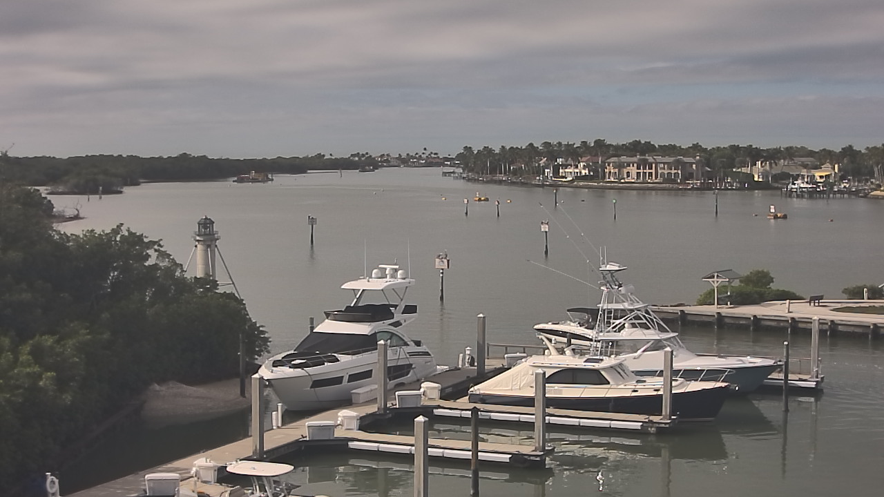 Thumbnail for current weather camera view from Hamilton Harbor Yacht Club in Naples, Florida