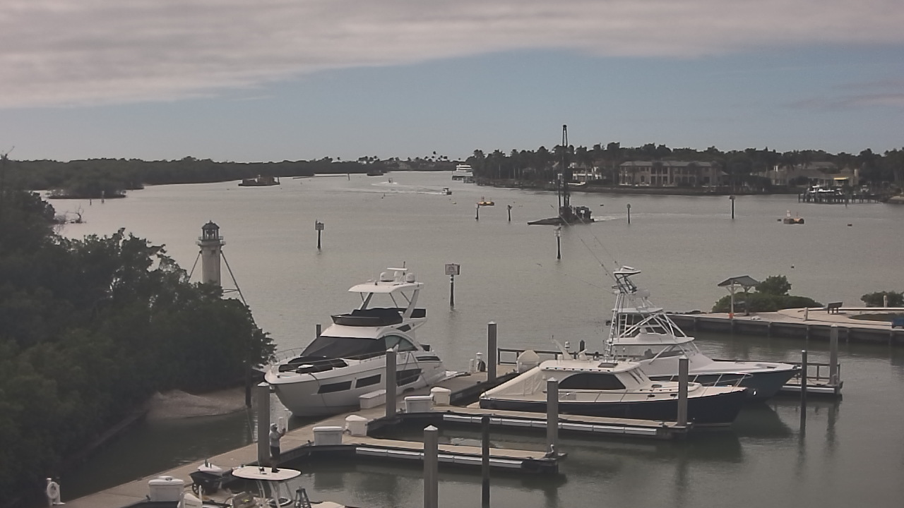 Thumbnail for current weather camera view from Hamilton Harbor Yacht Club in Naples, Florida