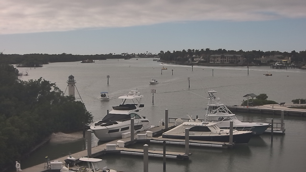 Thumbnail for current weather camera view from Hamilton Harbor Yacht Club in Naples, Florida