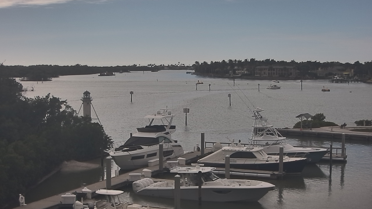 Thumbnail for current weather camera view from Hamilton Harbor Yacht Club in Naples, Florida