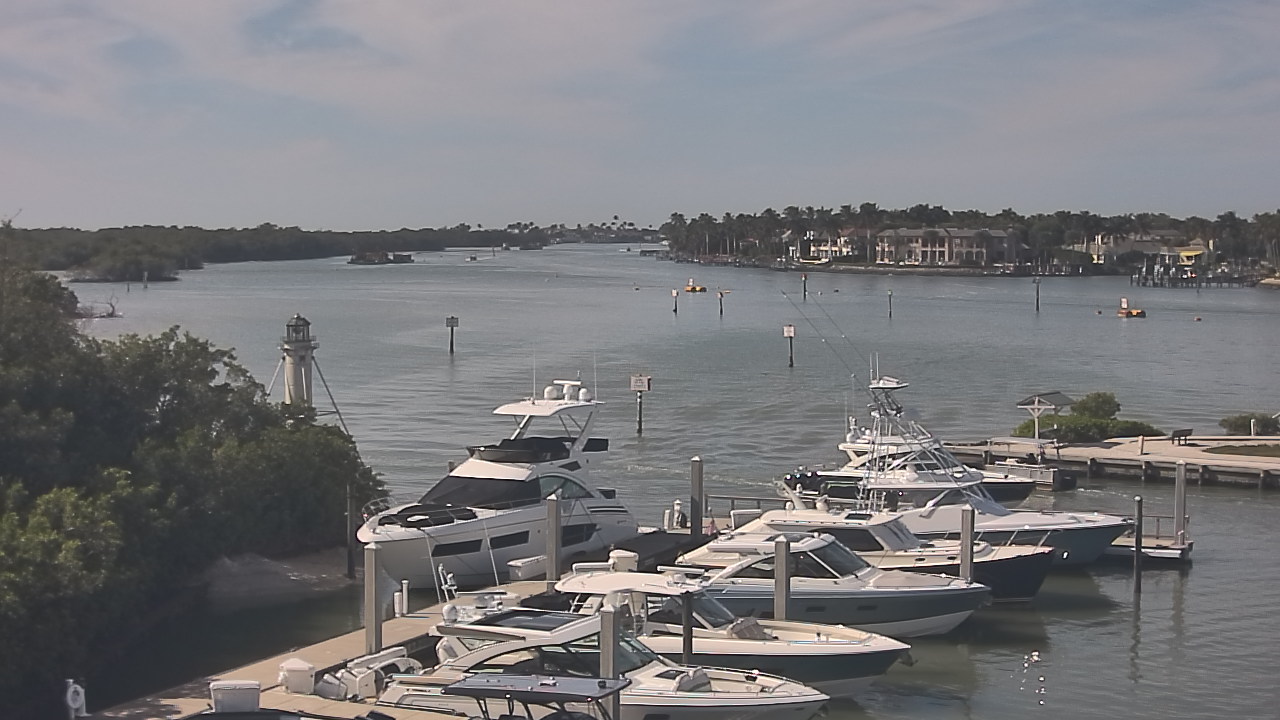 Thumbnail for current weather camera view from Hamilton Harbor Yacht Club in Naples, Florida