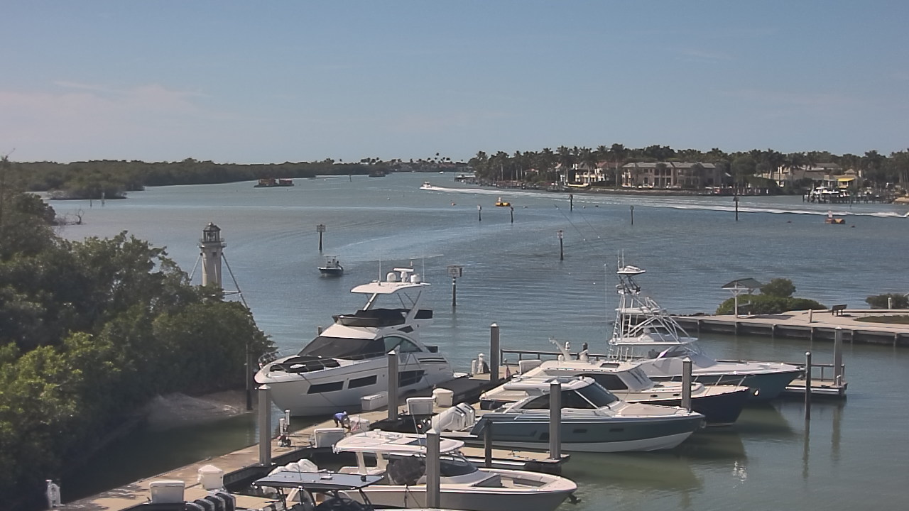 Thumbnail for current weather camera view from Hamilton Harbor Yacht Club in Naples, Florida