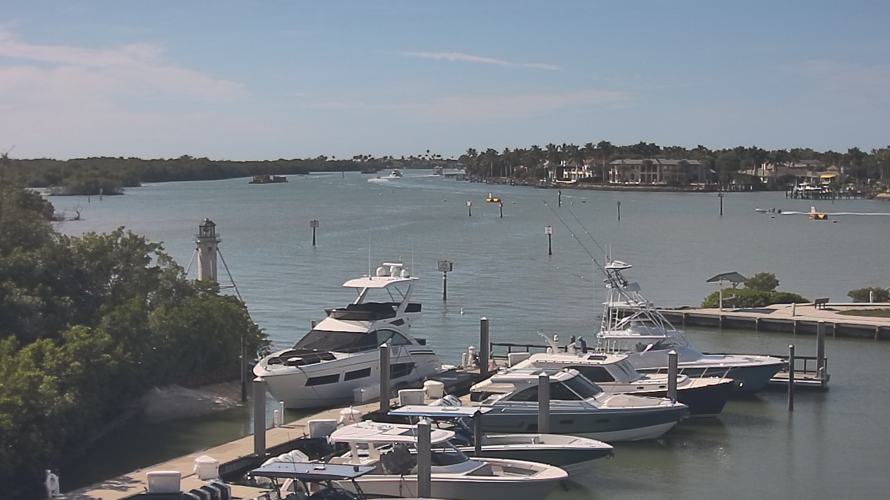 Thumbnail for current weather camera view from Hamilton Harbor Yacht Club in Naples, Florida