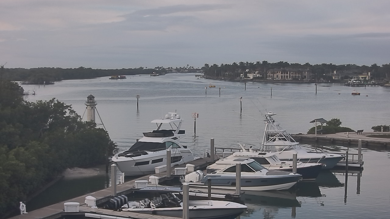 Thumbnail for current weather camera view from Hamilton Harbor Yacht Club in Naples, Florida