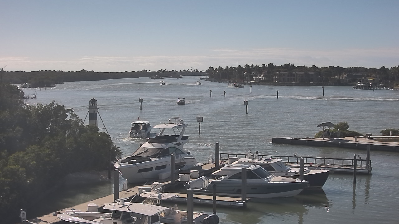 Thumbnail for current weather camera view from Hamilton Harbor Yacht Club in Naples, Florida
