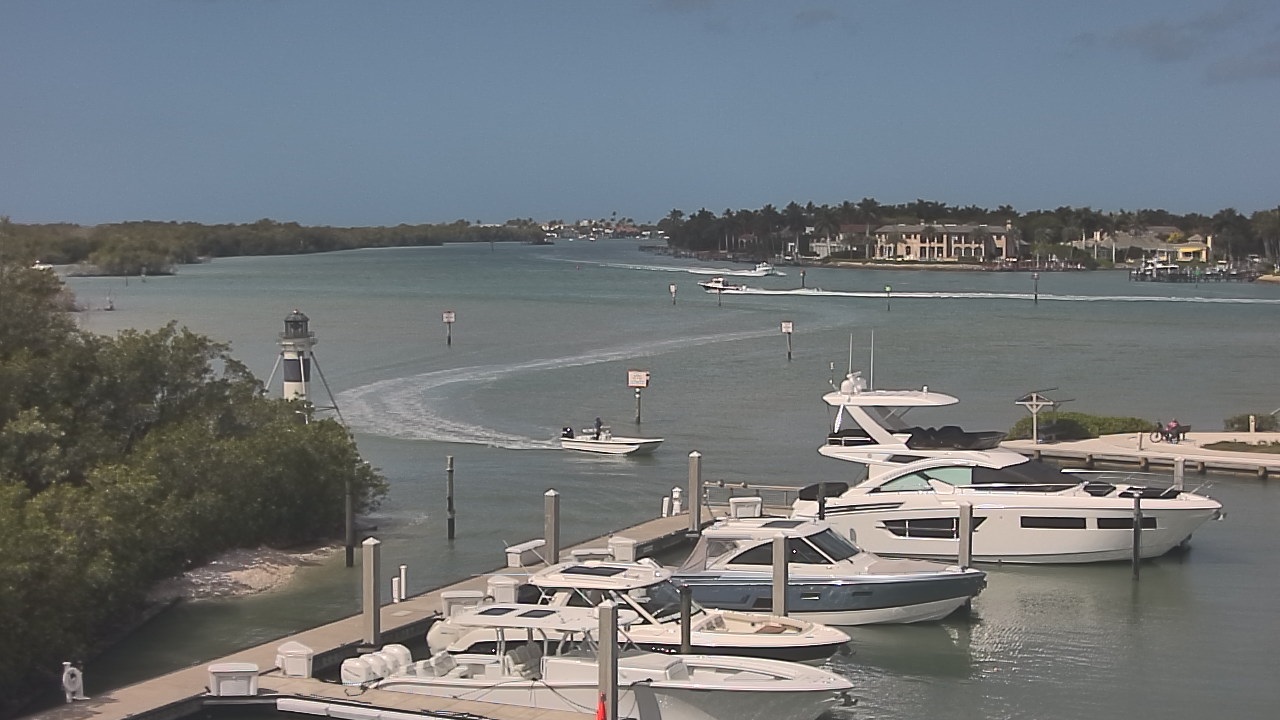 Thumbnail for current weather camera view from Hamilton Harbor Yacht Club in Naples, Florida
