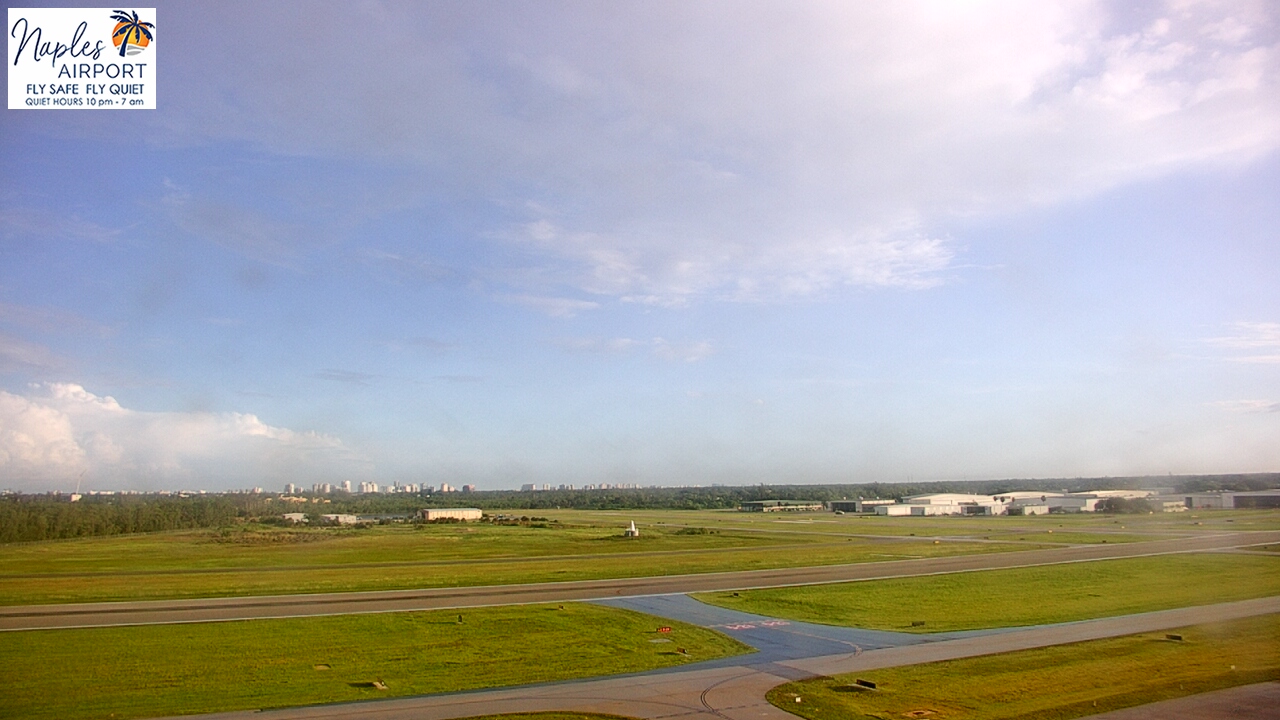 Thumbnail for current weather camera view from Naples Municipal Arpt Tower 104 ft elev in Naples, Florida