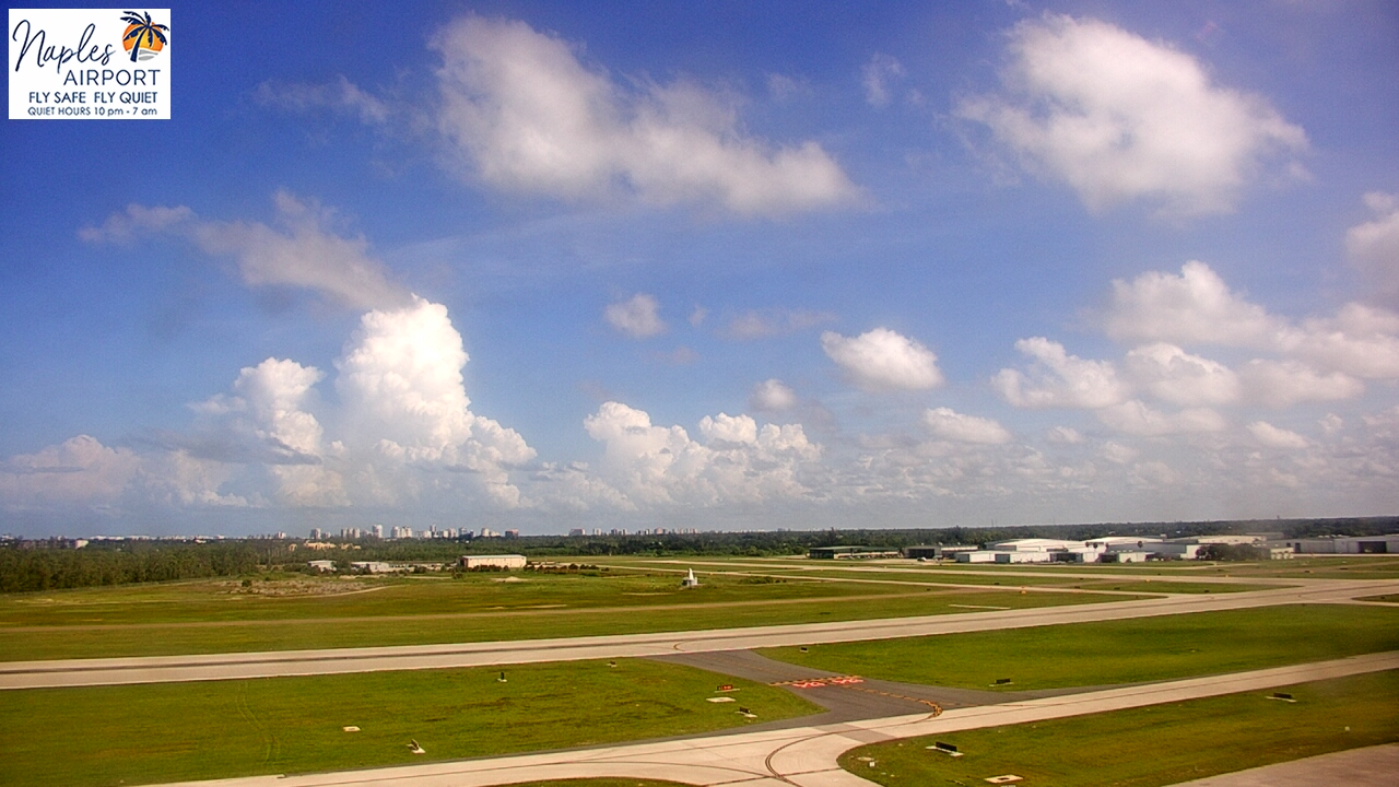 Thumbnail for current weather camera view from Naples Municipal Arpt Tower 104 ft elev in Naples, Florida