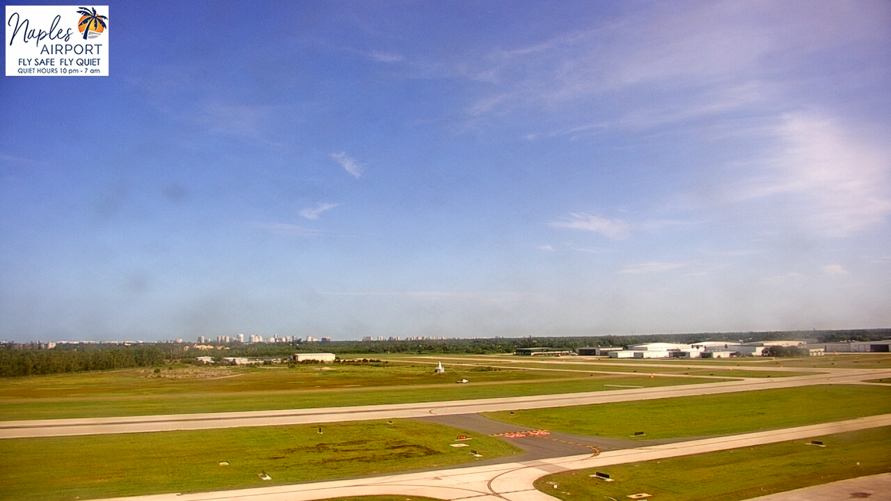 Thumbnail for current weather camera view from Naples Municipal Arpt Tower 104 ft elev in Naples, Florida