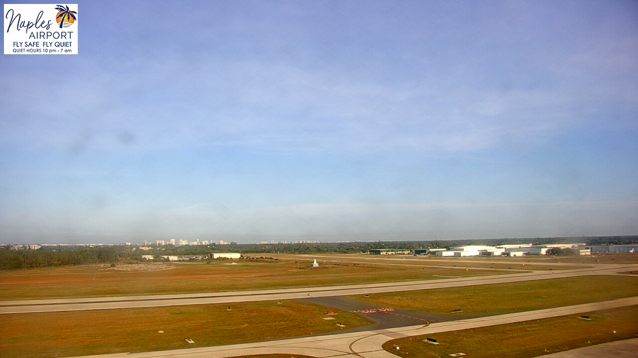 Thumbnail for current weather camera view from Naples Municipal Arpt Tower 104 ft elev in Naples, Florida