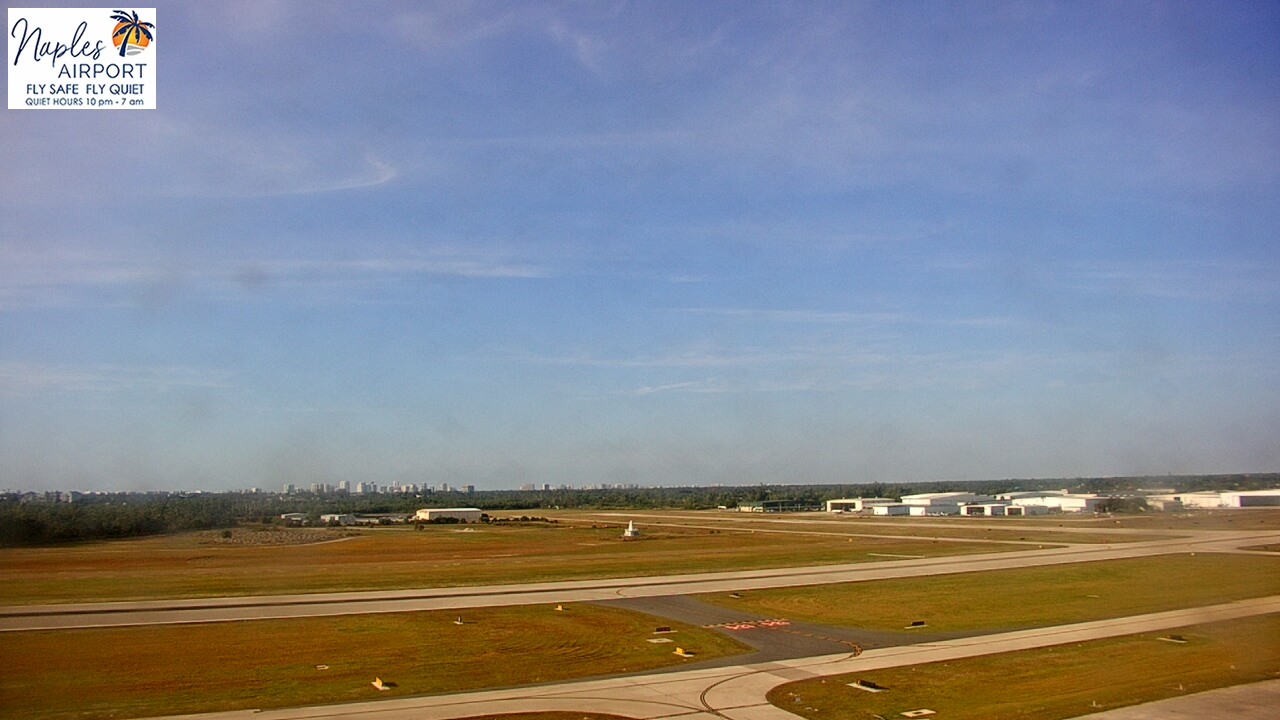 Thumbnail for current weather camera view from Naples Municipal Arpt Tower 104 ft elev in Naples, Florida