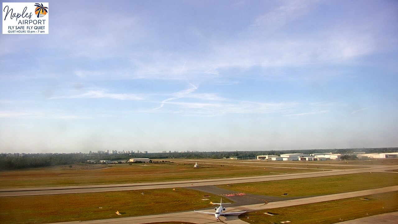 Thumbnail for current weather camera view from Naples Municipal Arpt Tower 104 ft elev in Naples, Florida
