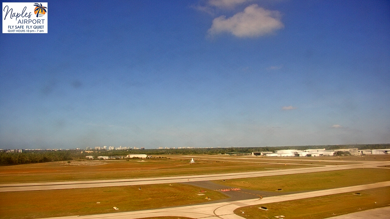 Thumbnail for current weather camera view from Naples Municipal Arpt Tower 104 ft elev in Naples, Florida
