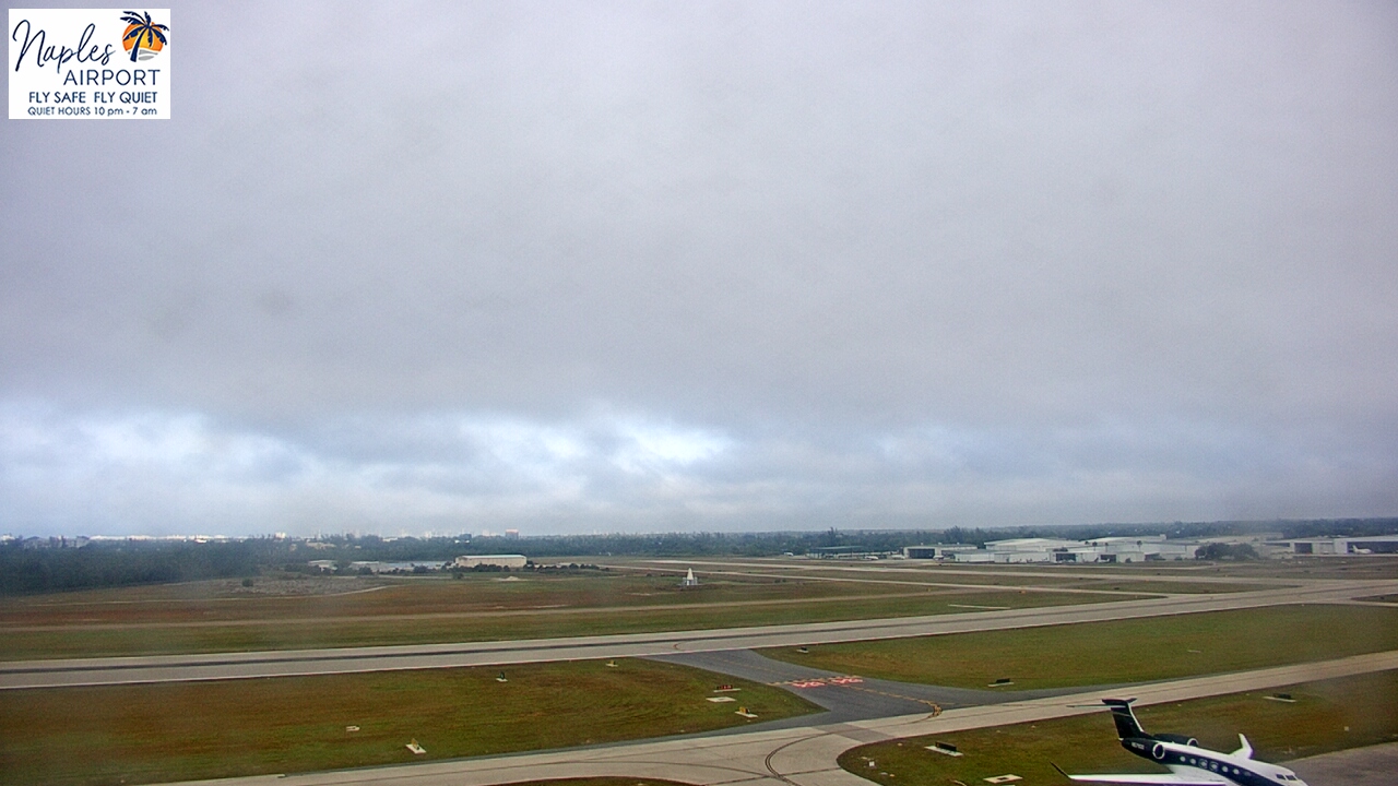 Thumbnail for current weather camera view from Naples Municipal Arpt Tower 104 ft elev in Naples, Florida