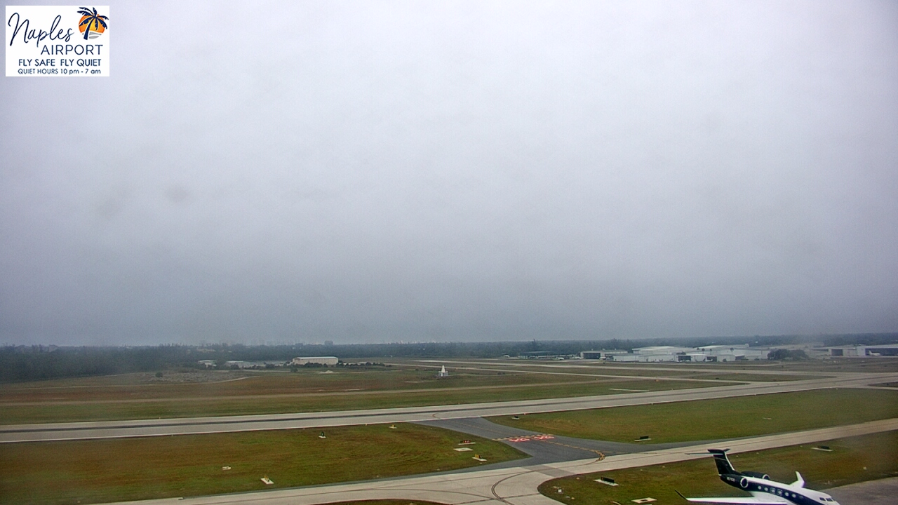 Thumbnail for current weather camera view from Naples Municipal Arpt Tower 104 ft elev in Naples, Florida