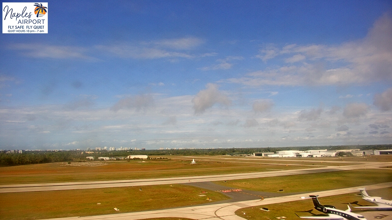 Thumbnail for current weather camera view from Naples Municipal Arpt Tower 104 ft elev in Naples, Florida