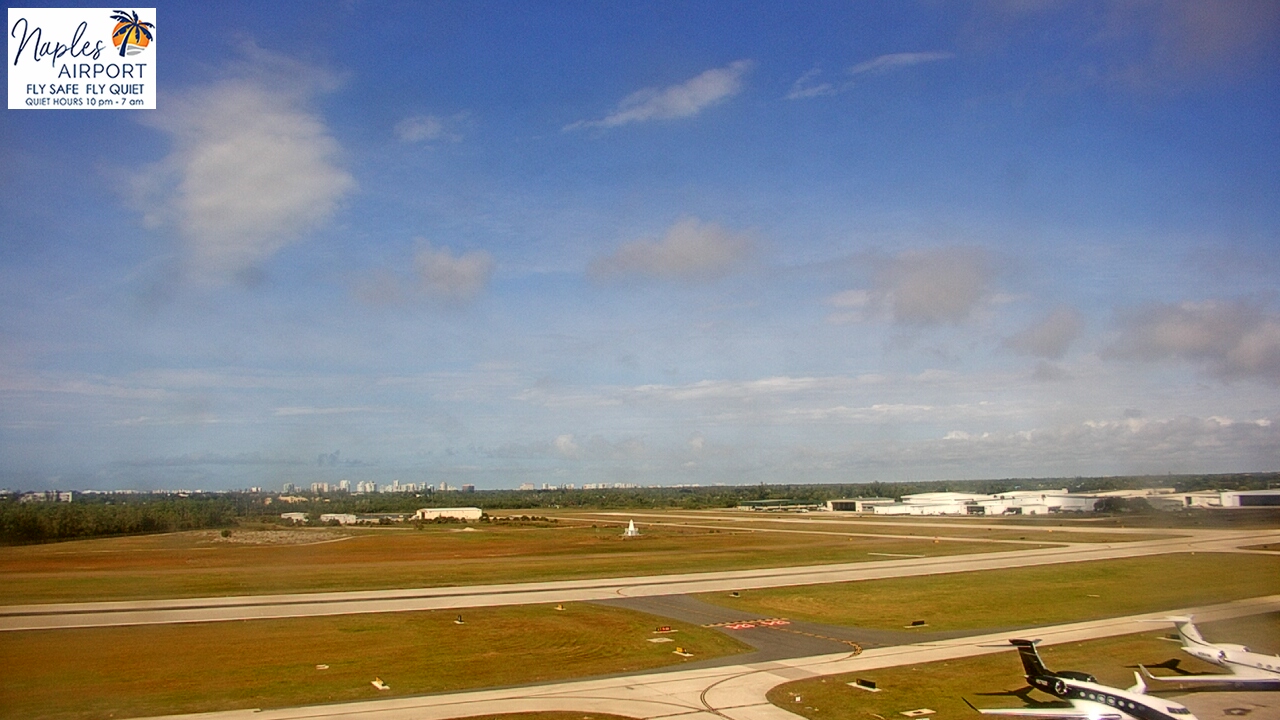 Thumbnail for current weather camera view from Naples Municipal Arpt Tower 104 ft elev in Naples, Florida