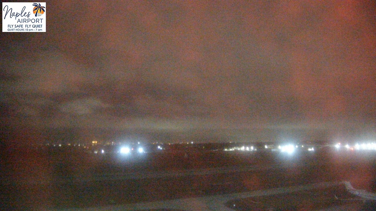 Thumbnail for current weather camera view from Naples Municipal Arpt Tower 104 ft elev in Naples, Florida