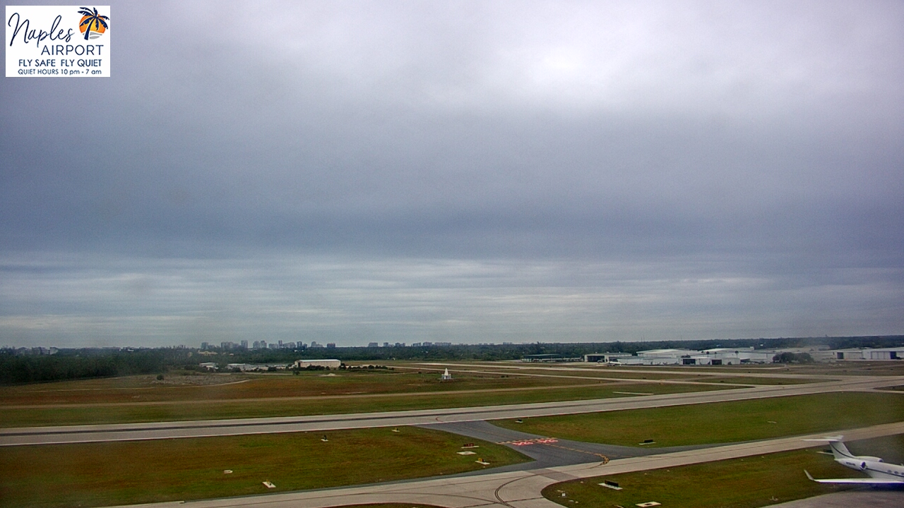 Thumbnail for current weather camera view from Naples Municipal Arpt Tower 104 ft elev in Naples, Florida