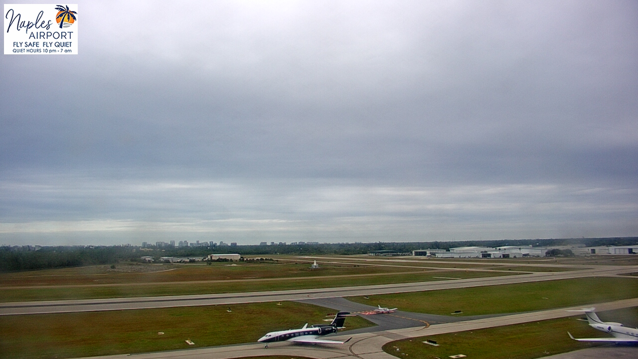 Thumbnail for current weather camera view from Naples Municipal Arpt Tower 104 ft elev in Naples, Florida