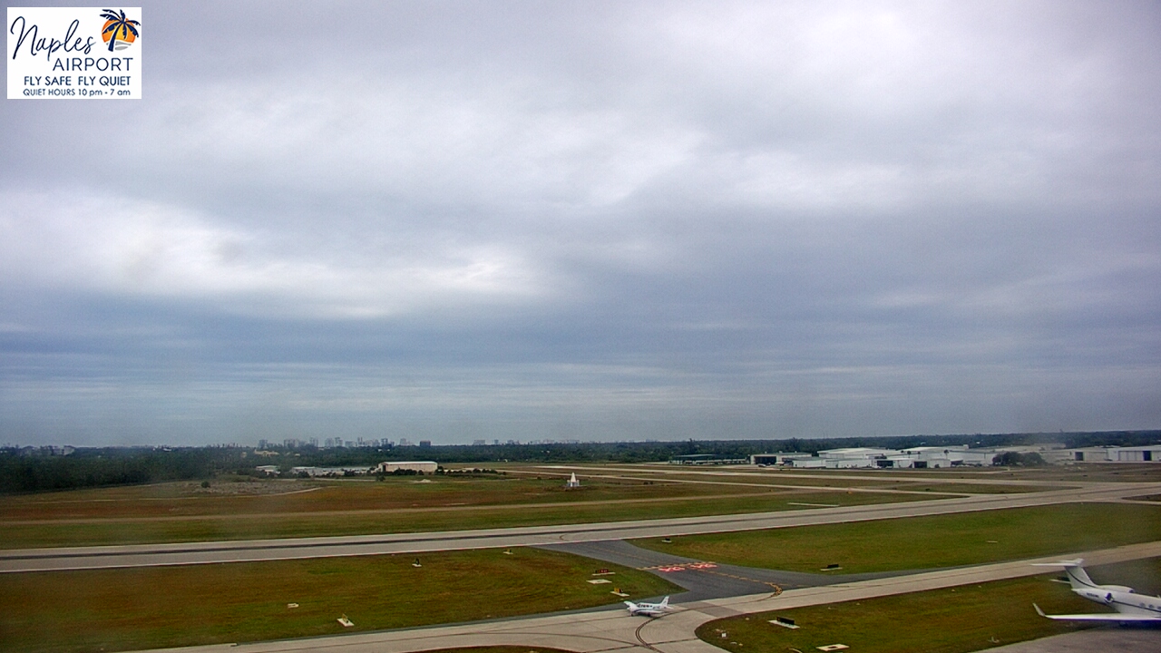 Thumbnail for current weather camera view from Naples Municipal Arpt Tower 104 ft elev in Naples, Florida