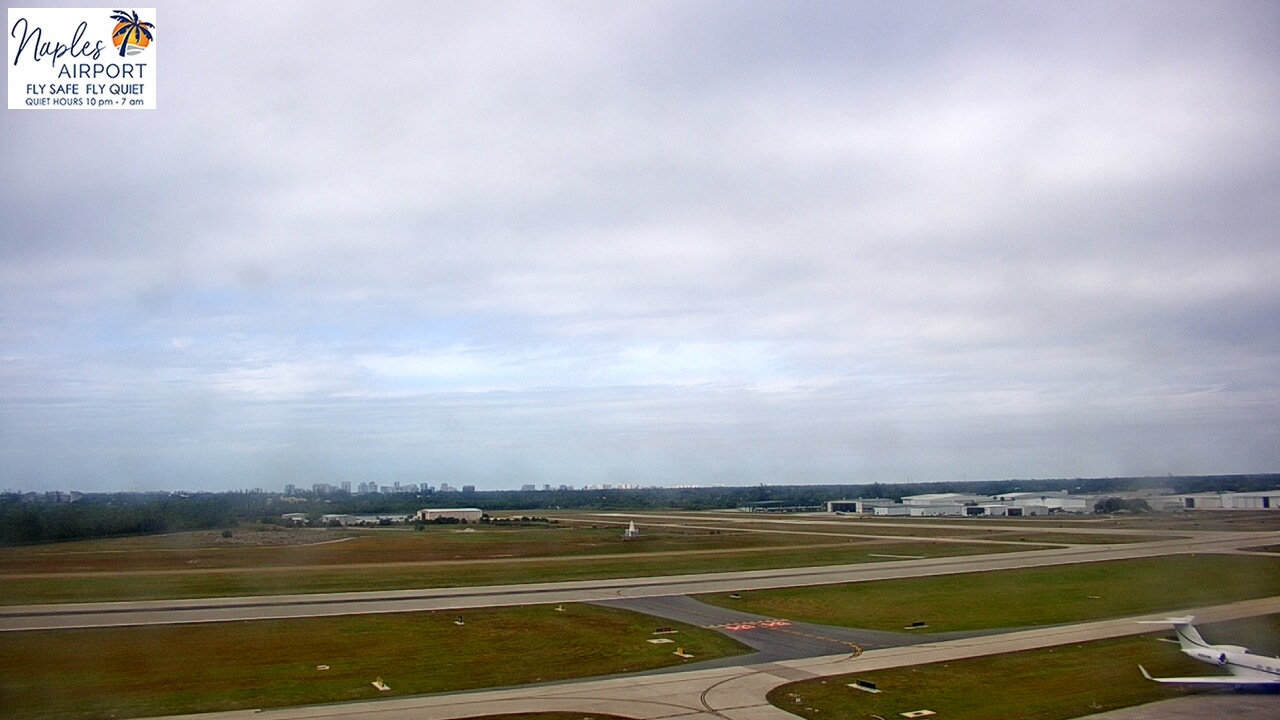 Thumbnail for current weather camera view from Naples Municipal Arpt Tower 104 ft elev in Naples, Florida