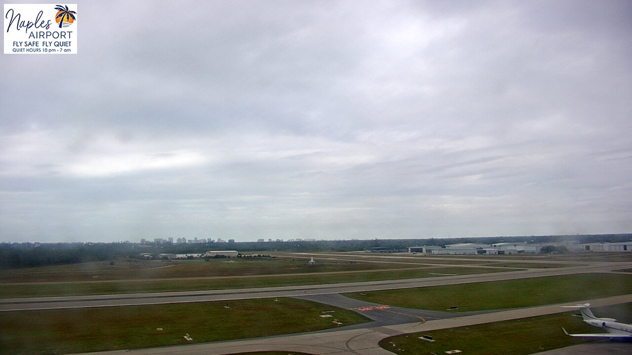 Thumbnail for current weather camera view from Naples Municipal Arpt Tower 104 ft elev in Naples, Florida