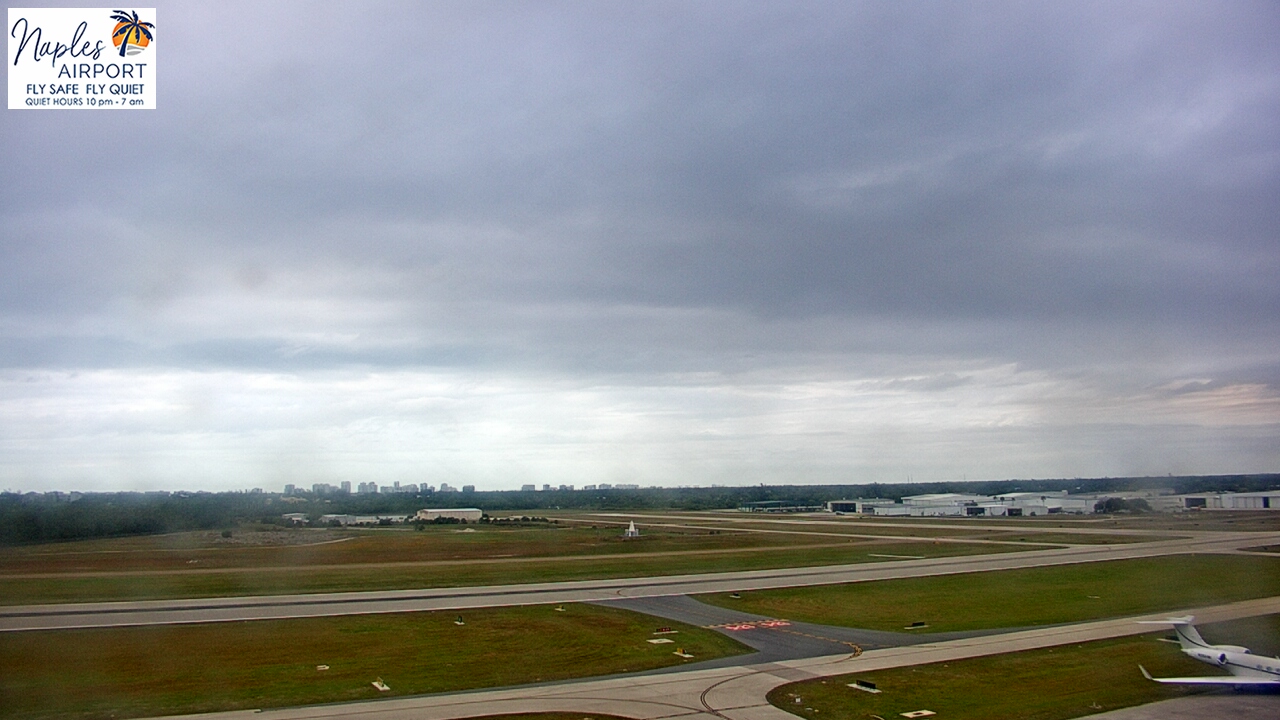 Thumbnail for current weather camera view from Naples Municipal Arpt Tower 104 ft elev in Naples, Florida
