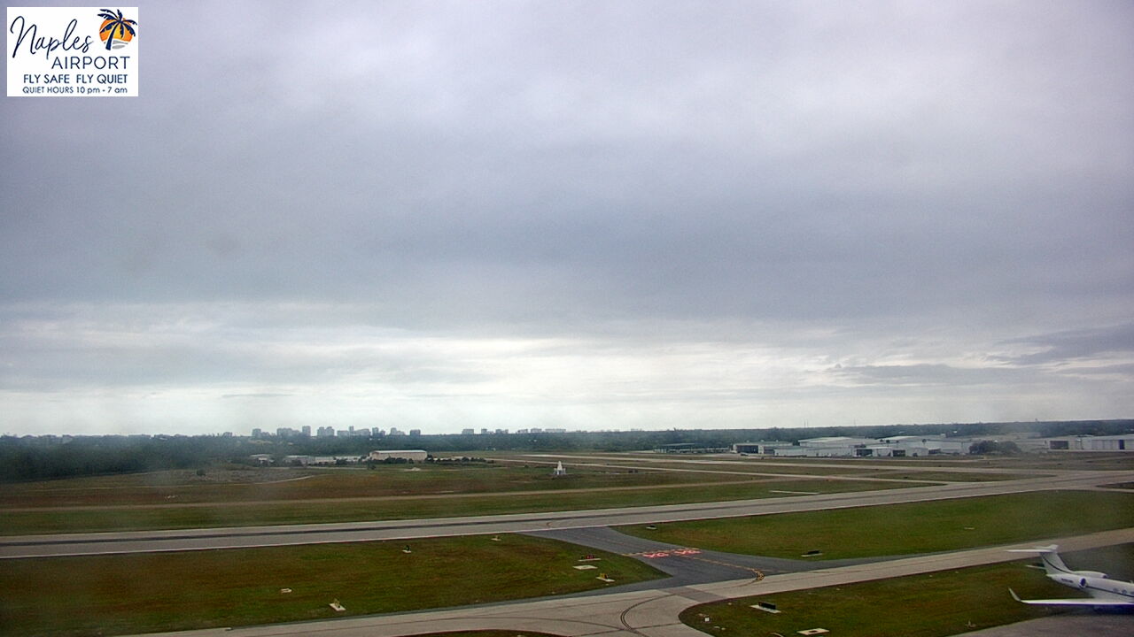 Thumbnail for current weather camera view from Naples Municipal Arpt Tower 104 ft elev in Naples, Florida