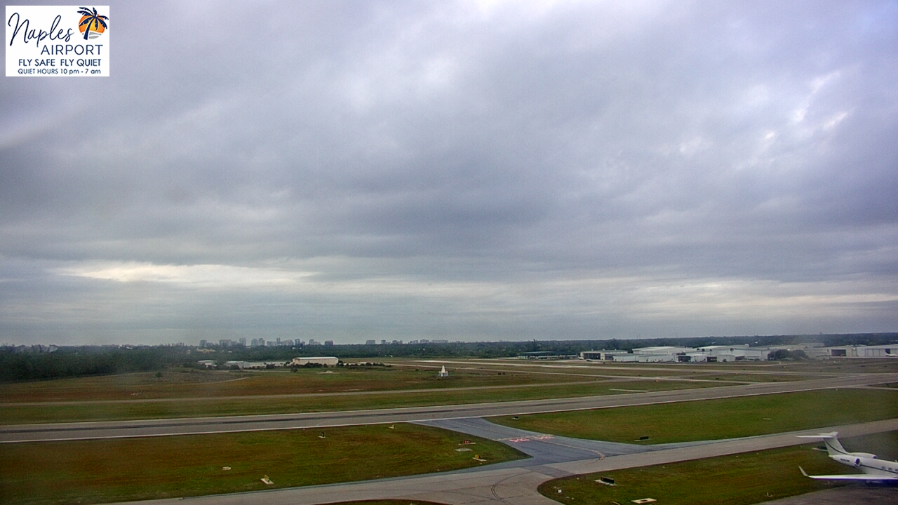 Thumbnail for current weather camera view from Naples Municipal Arpt Tower 104 ft elev in Naples, Florida