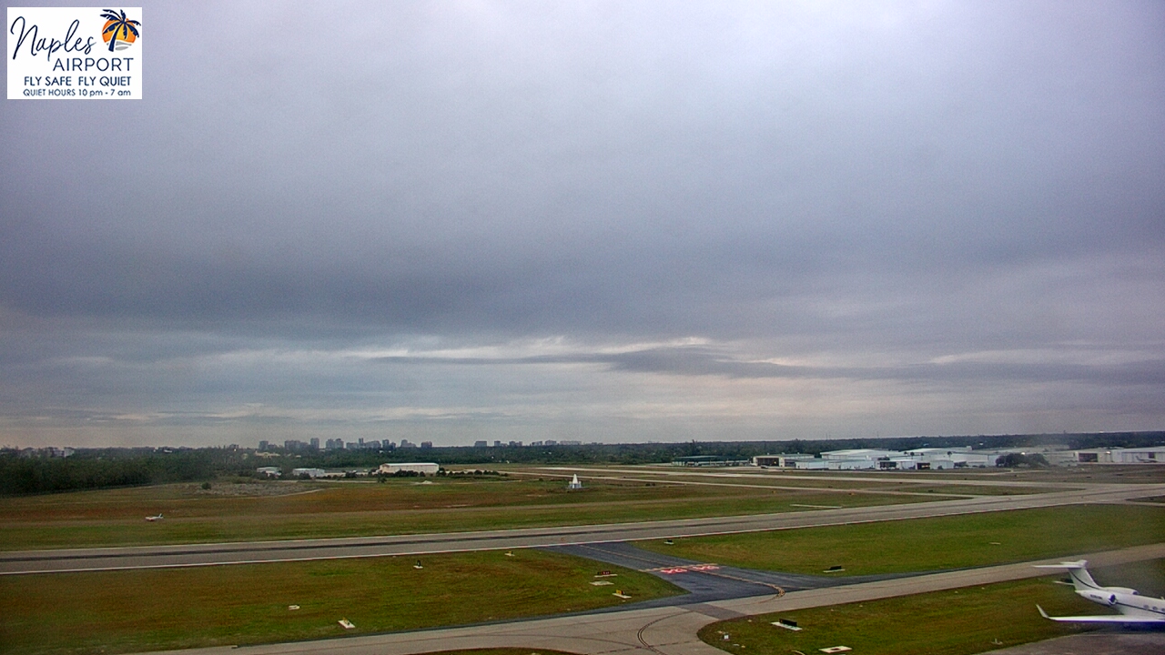 Thumbnail for current weather camera view from Naples Municipal Arpt Tower 104 ft elev in Naples, Florida