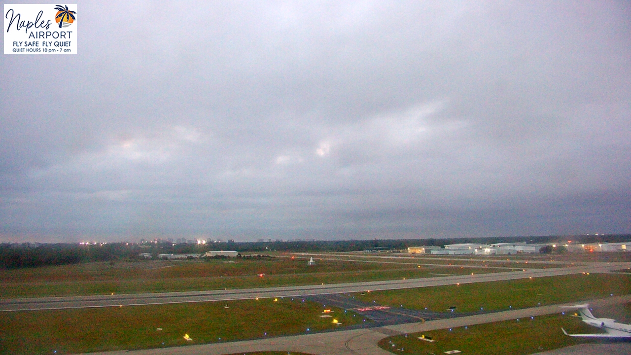 Thumbnail for current weather camera view from Naples Municipal Arpt Tower 104 ft elev in Naples, Florida