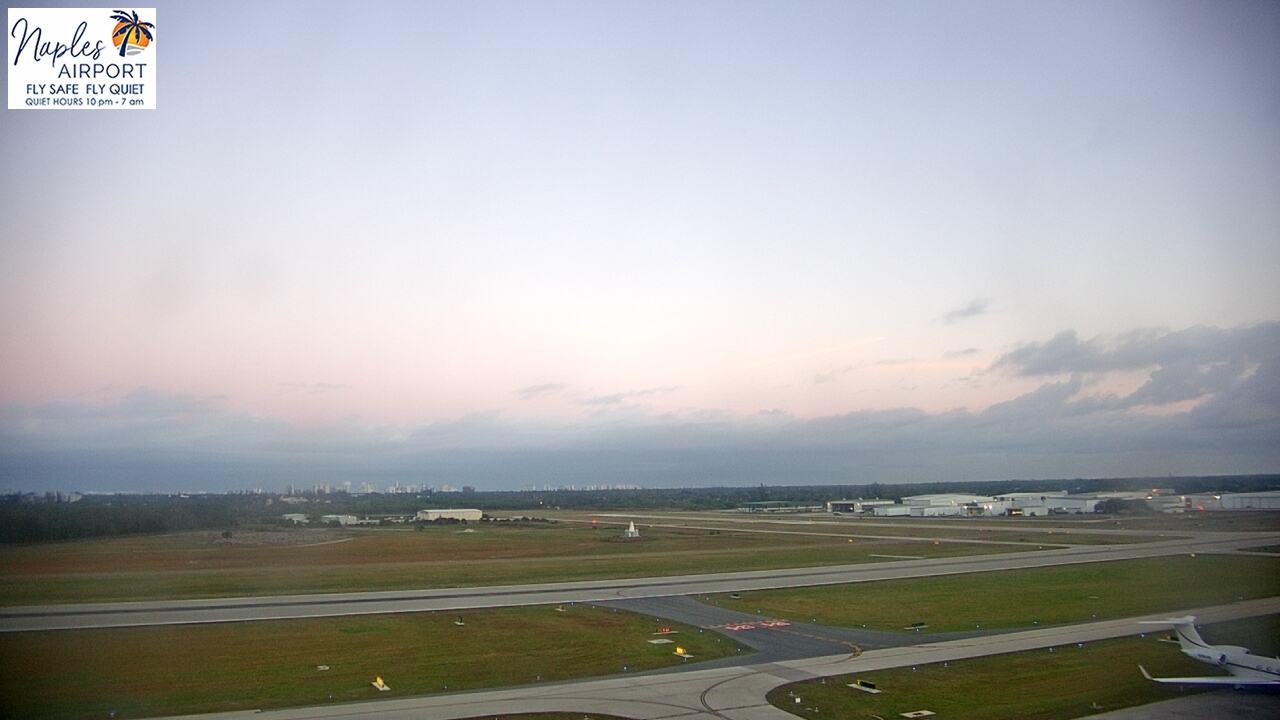 Thumbnail for current weather camera view from Naples Municipal Arpt Tower 104 ft elev in Naples, Florida