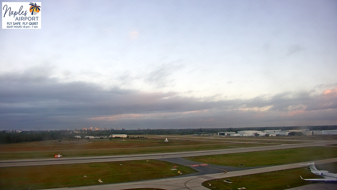 Thumbnail for current weather camera view from Naples Municipal Arpt Tower 104 ft elev in Naples, Florida