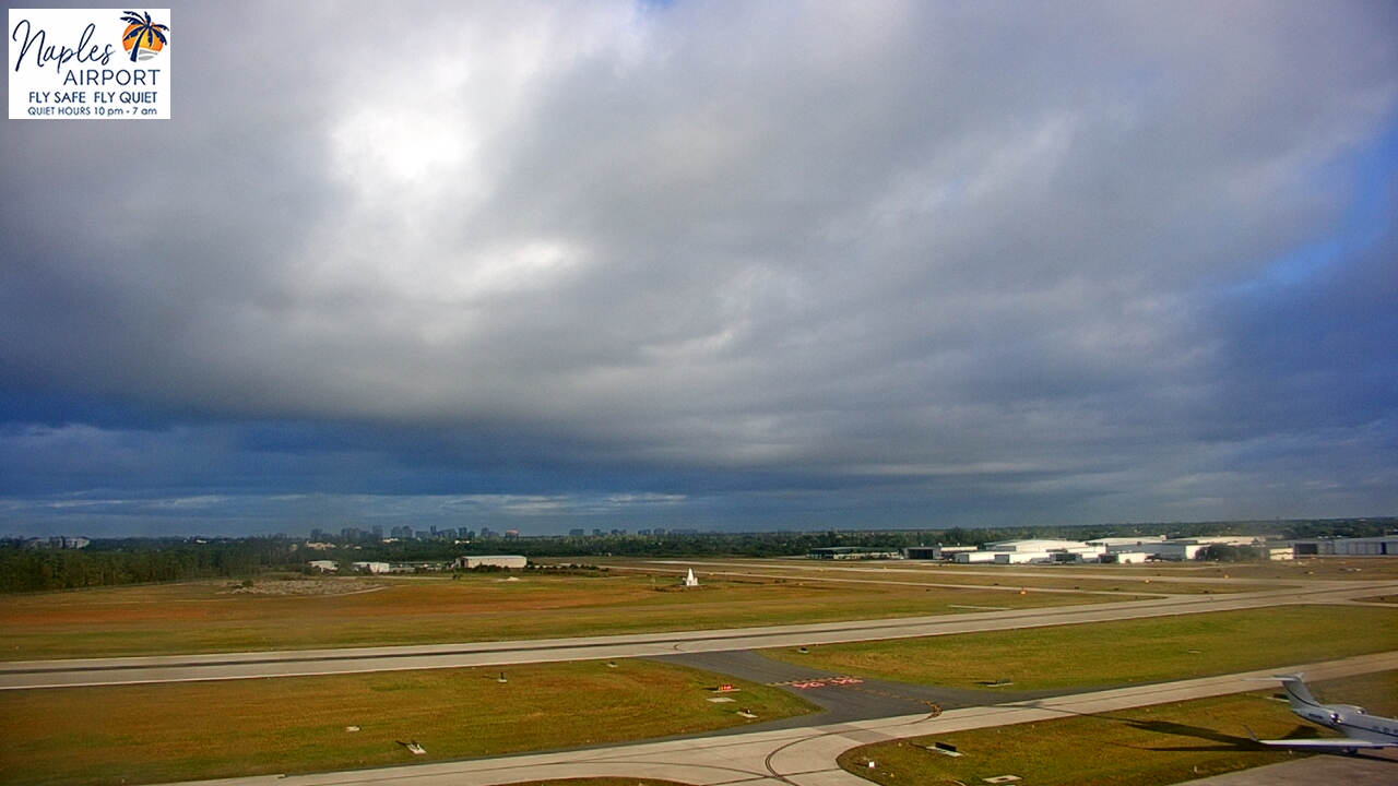 Thumbnail for current weather camera view from Naples Municipal Arpt Tower 104 ft elev in Naples, Florida