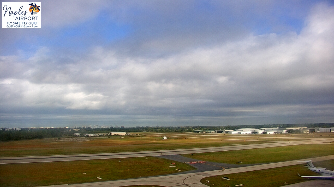 Thumbnail for current weather camera view from Naples Municipal Arpt Tower 104 ft elev in Naples, Florida