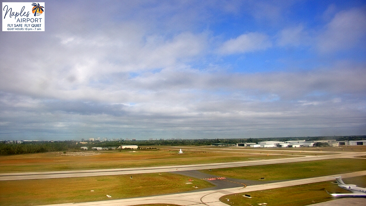 Thumbnail for current weather camera view from Naples Municipal Arpt Tower 104 ft elev in Naples, Florida
