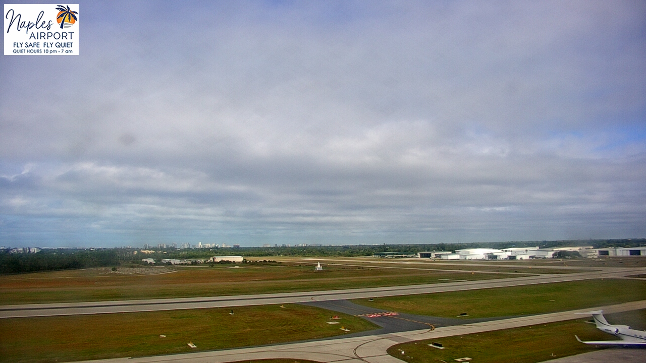 Thumbnail for current weather camera view from Naples Municipal Arpt Tower 104 ft elev in Naples, Florida