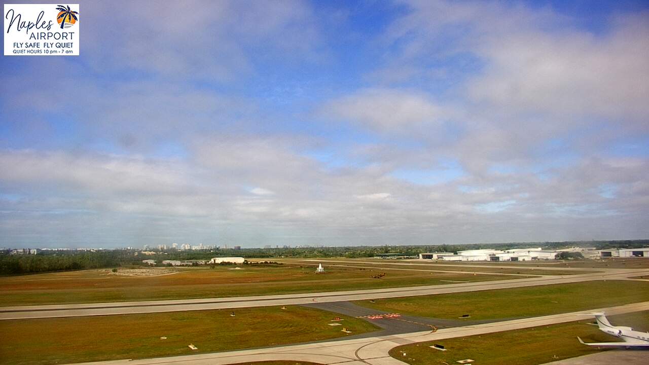 Thumbnail for current weather camera view from Naples Municipal Arpt Tower 104 ft elev in Naples, Florida