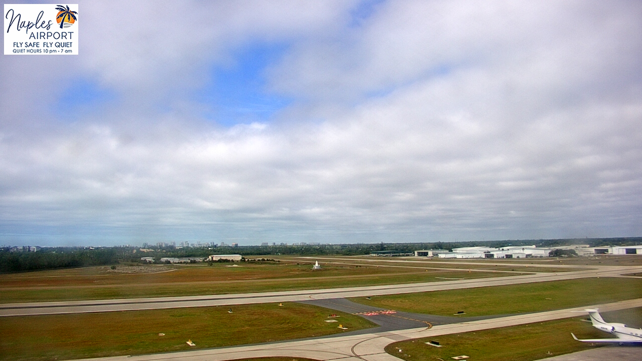 Thumbnail for current weather camera view from Naples Municipal Arpt Tower 104 ft elev in Naples, Florida