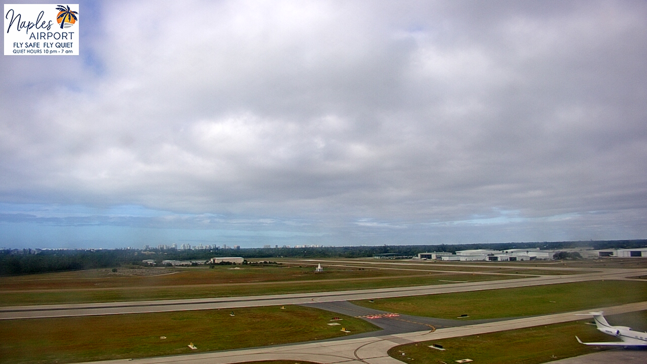 Thumbnail for current weather camera view from Naples Municipal Arpt Tower 104 ft elev in Naples, Florida