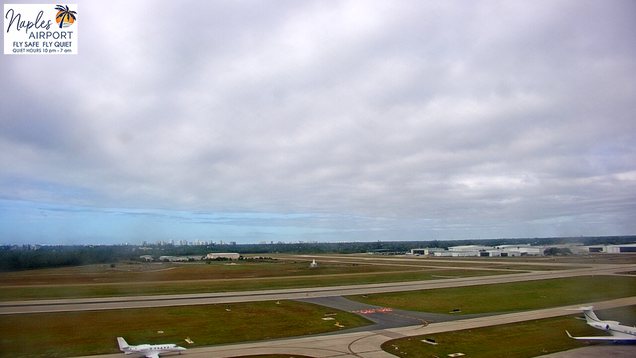 Thumbnail for current weather camera view from Naples Municipal Arpt Tower 104 ft elev in Naples, Florida