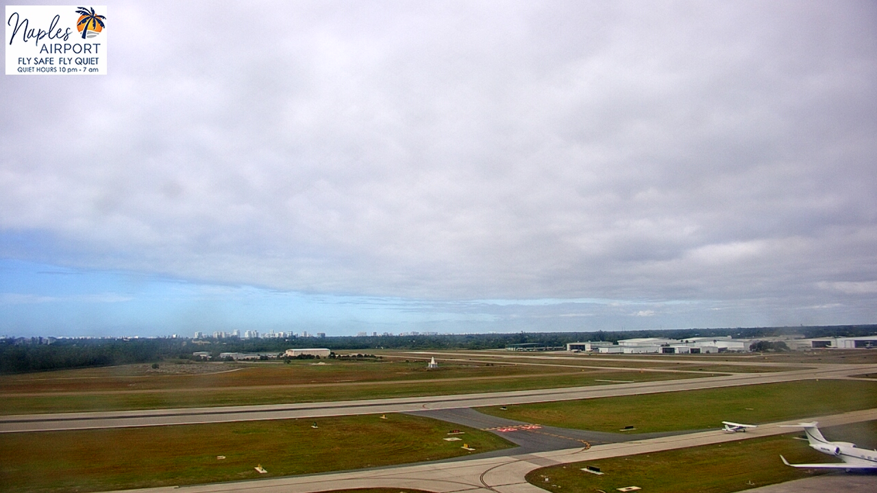 Thumbnail for current weather camera view from Naples Municipal Arpt Tower 104 ft elev in Naples, Florida