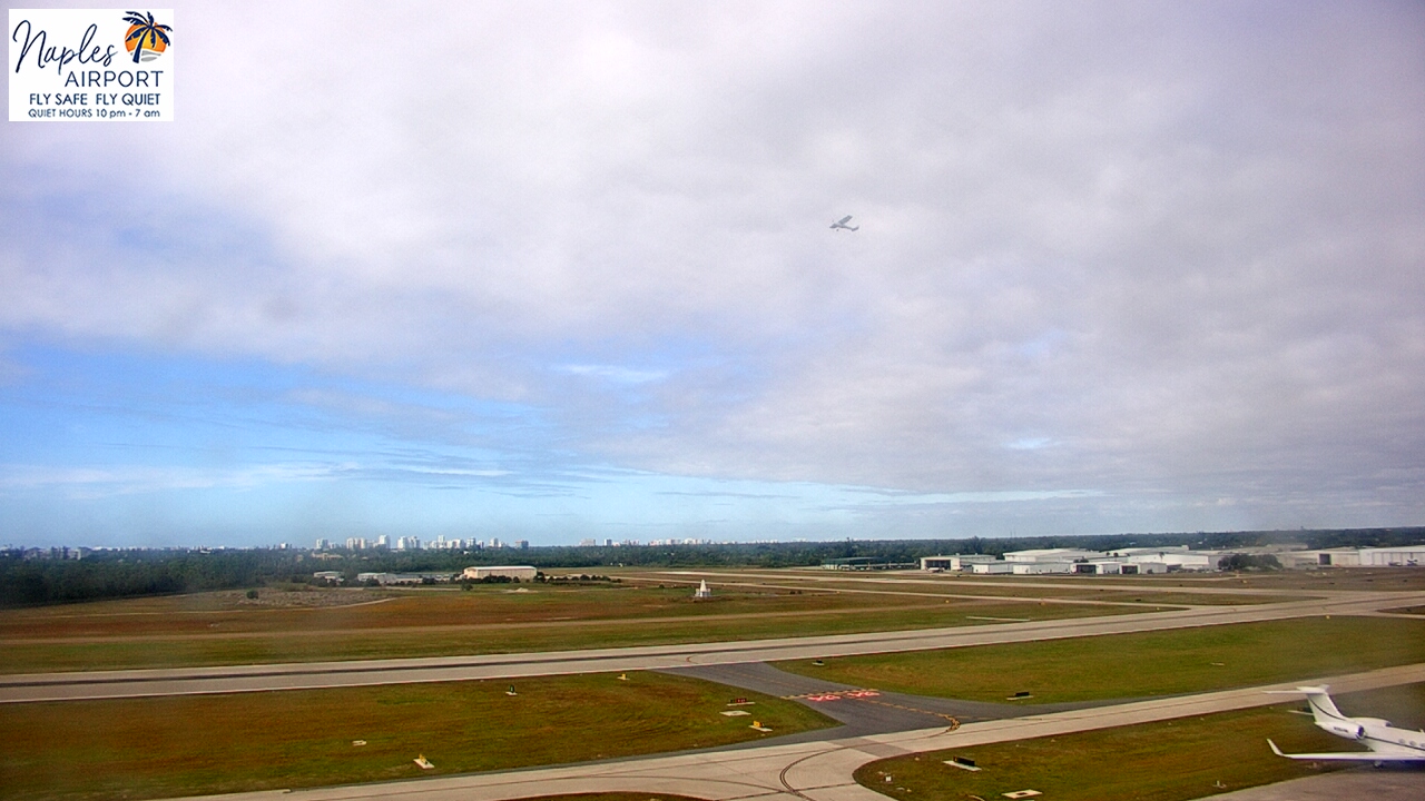 Thumbnail for current weather camera view from Naples Municipal Arpt Tower 104 ft elev in Naples, Florida