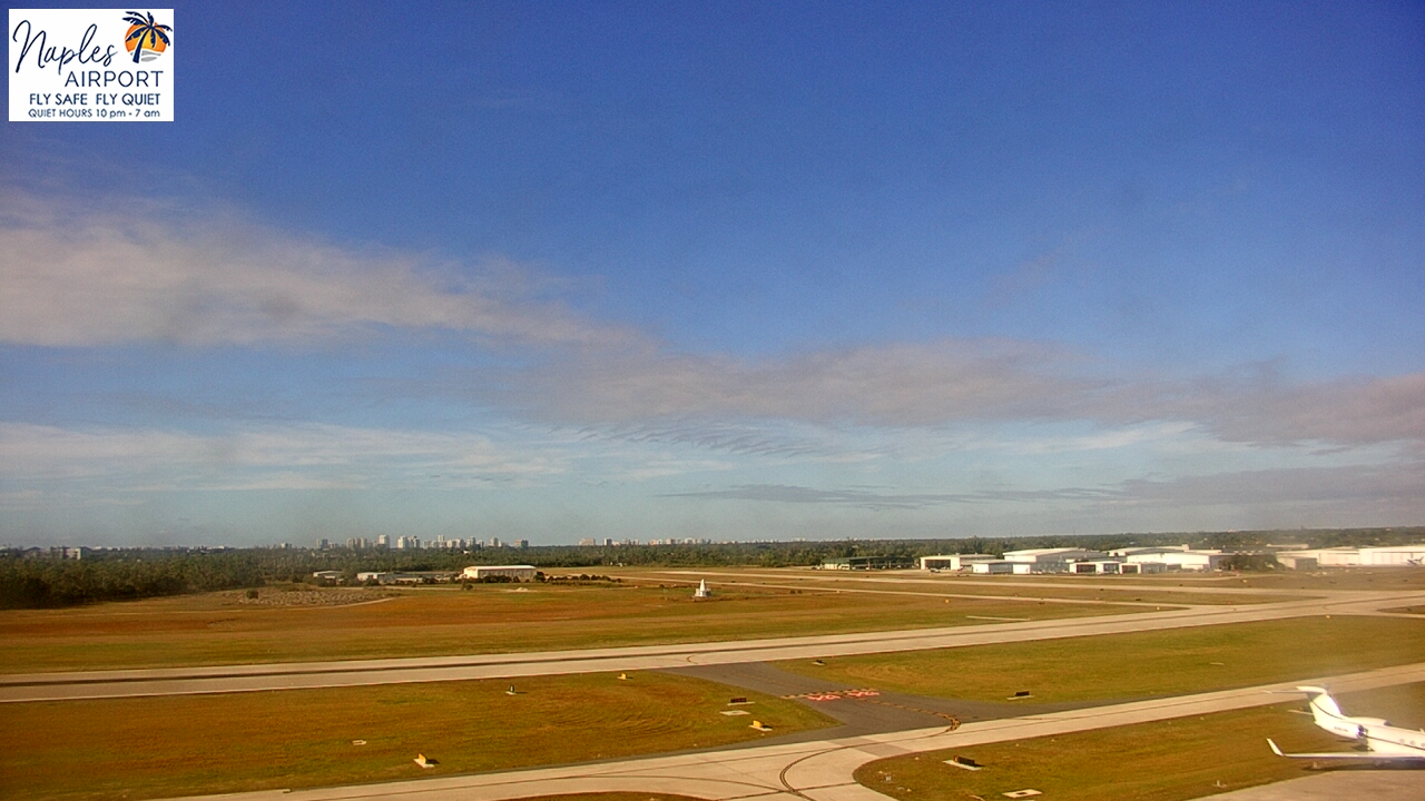 Thumbnail for current weather camera view from Naples Municipal Arpt Tower 104 ft elev in Naples, Florida