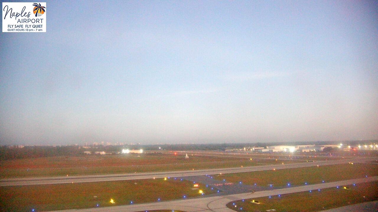 Thumbnail for current weather camera view from Naples Municipal Arpt Tower 104 ft elev in Naples, Florida