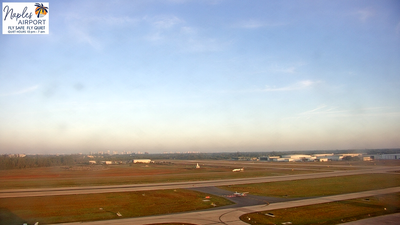 Thumbnail for current weather camera view from Naples Municipal Arpt Tower 104 ft elev in Naples, Florida
