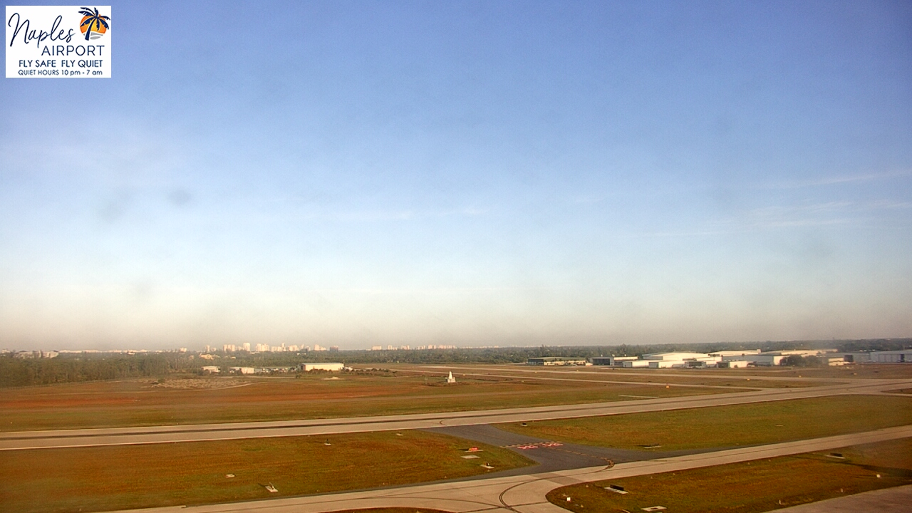Thumbnail for current weather camera view from Naples Municipal Arpt Tower 104 ft elev in Naples, Florida